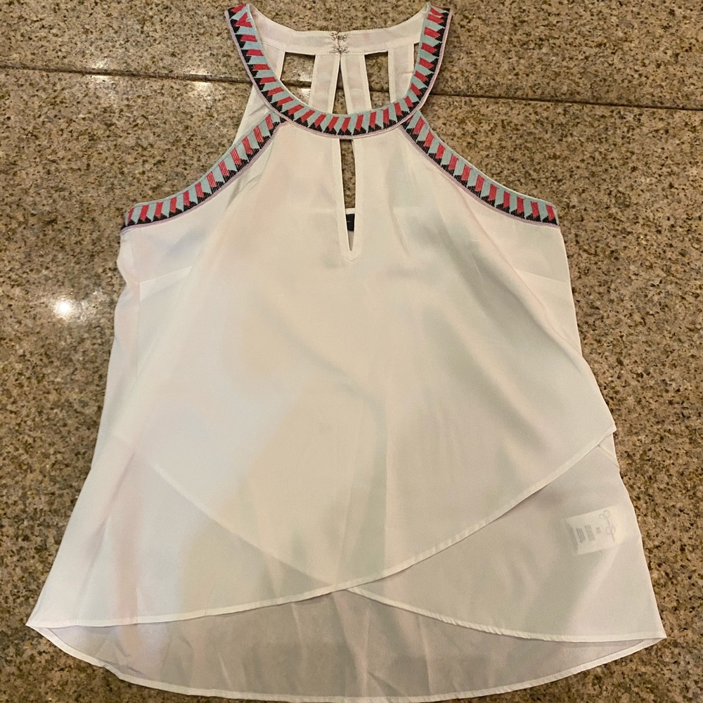 White Jessica Simpson top